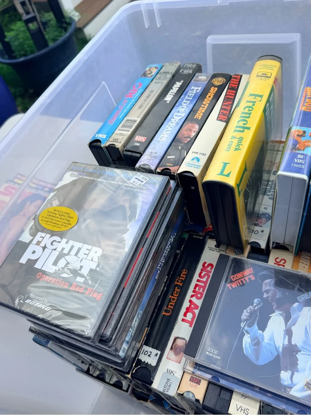 Assorted Movie VHS Collection CDs  & DVD vintage 65 Pieces total